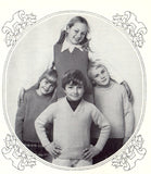 Patons 110 - Early 70s Knitting Patterns for Set-in Sleeves & Sleeveless Jumpers/Sweaters for Boys and Girls Instant Download PDF 20 pages