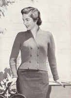 Patons 458 - 50s Knitting Patterns for Tops and Cardigans for Women Instant Download PDF 16 pages