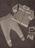 Minerva Knitting for Baby - 1950 Knitting Patterns for Babies - Instant Download PDF 32 pages