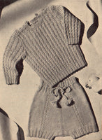 Minerva Knitting for Baby - 1950 Knitting Patterns for Babies - Instant Download PDF 32 pages